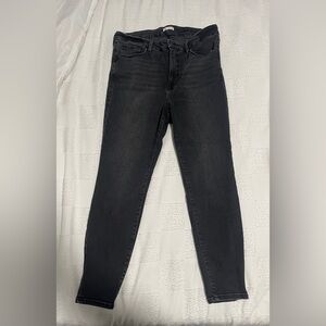 Good American Charcoal Denim Jeans